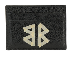 Balenciaga BB Card Holder, Leather, Black, MII, 3*
